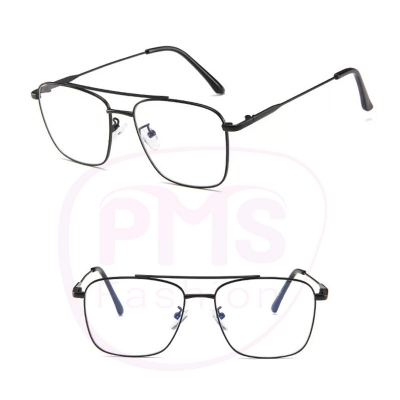 Picture of Black and White Steel Unisex Fashion Glass - Sun Glass For Men