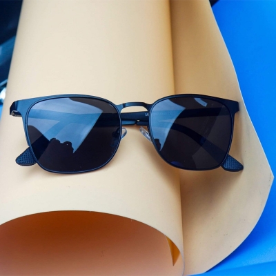 Picture of Polarized Full black High Quality New Look Stylish Sunglasses Men - Sun Glass For Men( Black )