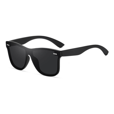 Picture of Full Black Rayban One Part Sunglasses for Men - Sun Glass For Men( Black )