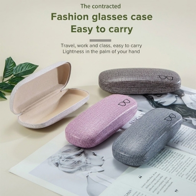 Picture of New Vimiss Hard Shell Glasses Case, Portable Protective Glasses Cover Eyeglasses Holder Box for Men Women