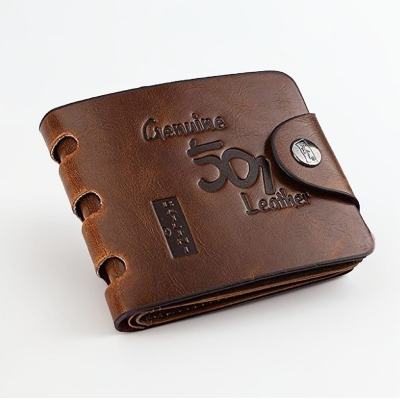 Picture of 501 Men Artificial Leather Wallet( Chocolate )