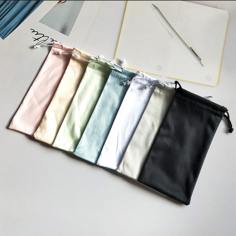 Picture of Pocket Cloth Eyeglasses Eyewear Accessories Glasses Pouch Sunglasses Bag 3pcs