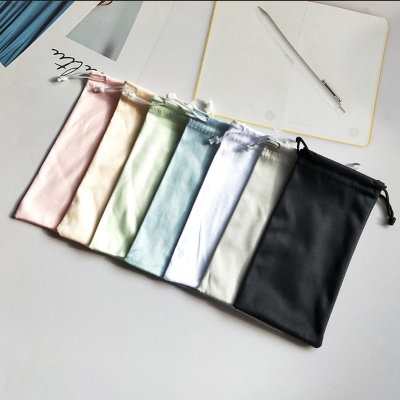 Picture of Pocket Cloth Eyeglasses Eyewear Accessories Glasses Pouch Sunglasses Bag 3pcs