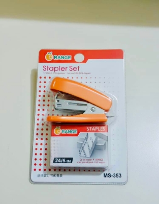 Picture of Mini Stapler Set with Stapler Pin (24/6)-Random Color -1pcs