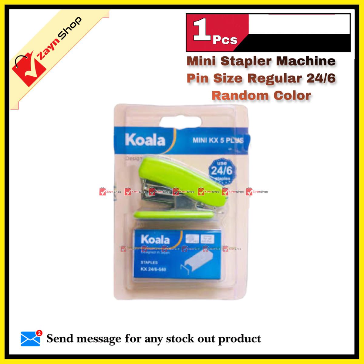 Picture of Mini Stapler Set with Stapler Pin (24/6)-Random Color -1pcs