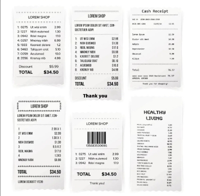 Picture of Thermal Paper Roll 57*35mm 10 pcs for 58mm POS Printer, Receipt Printer, Mini Thermal Printer White