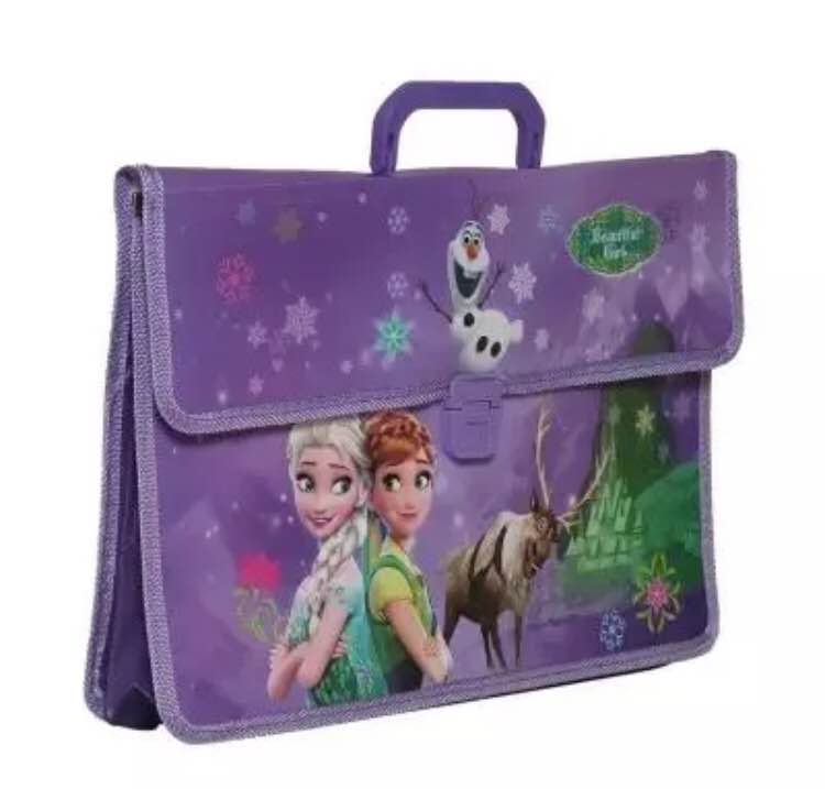 Picture of Beautiful Exam File Bag / Handle File / Documenst Carrier Bag / Printed File Bag / Cartoon File For School Random design 1pcs