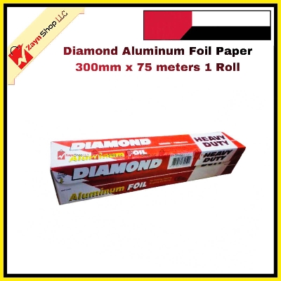 Picture of Diamond Aluminum Foil Paper 300mm x 75 meters 1 Roll