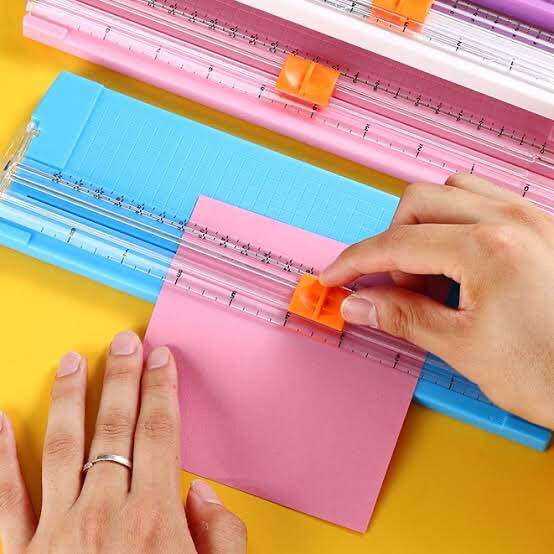 Picture of Paper Cutter Trimmer Lightweight A4 Paper Cutting Machine Random color 1pcs