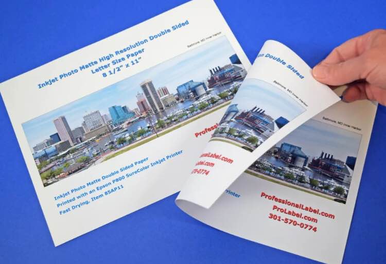 Picture of Glossy Double Side printing photo paper A4 size 200gsm pack of 50pcs bundle , for inkjet printer, Epson, Canon, HP, Etc