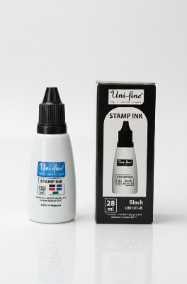 Picture of Uni fine Stamp Pad ink  28ml Red, Violet, Blue 1pcs