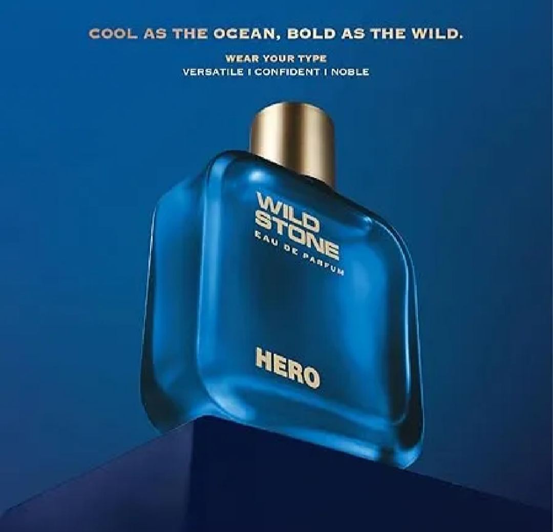 Picture of Wild Stone Hero Perfume for Men  Eau De Parfum 100ml Luxury Long-Lasting Fragrance Premium Perfume Aromatic & Marine Notes