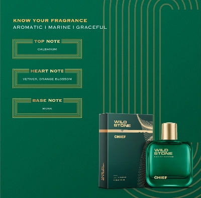 Picture of Wild Stone Chief Perfume for Men  Eau De Parfum 100ml Luxury Long-Lasting Fragrance Premium Perfume Infused with Aquatic and Woody Notes