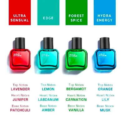 Picture of Wild Stone Perfume Set for Men - 4 Pack (30ml each)