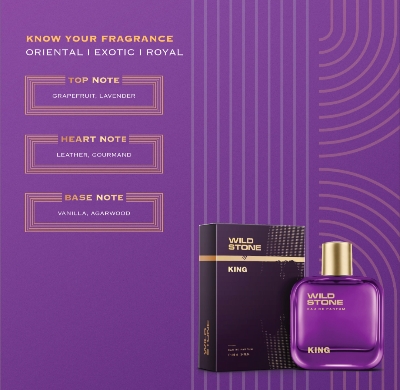 Picture of Wild Stone King Perfume for Men  Eau De Parfum 100ml Luxury Long-Lasting Fragrance Premium Perfume for men Infused with Woody & Oriental Notes