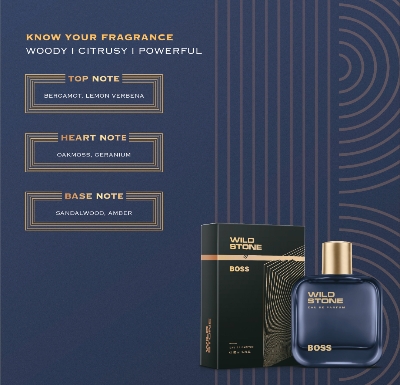Picture of Wild Stone Boss Perfume for Men  Eau De Parfum 100ml Luxury Long-Lasting Fragrance Premium Perfume for men Infused with Woody & Citrusy Notes