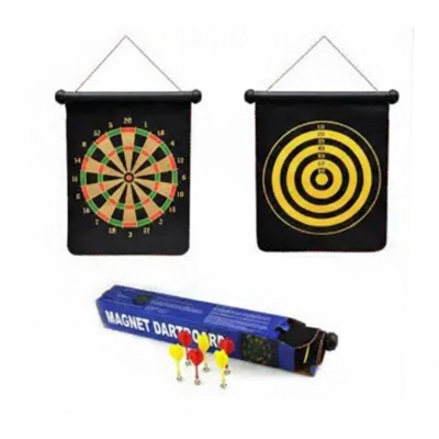 Picture of Magnet Dart Board - Reversible Dart Board Two-Sides - 15" - Multicolor