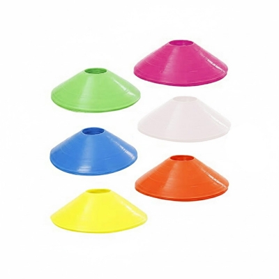 Picture of Football Training Obstacle Cones Marker Discs Durable Soccer Training Saucer - 6 Pcs - Multicolor