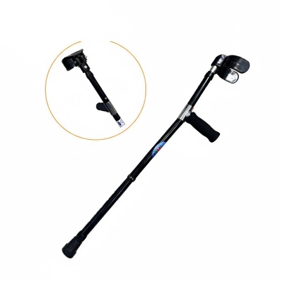 Picture of Elbow Crutch Walking Stick - Half - Black
