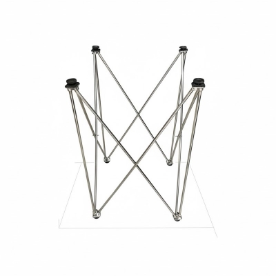 Picture of Carrom Board Folding Stand - Stainless Steel - 56 inch - Silver