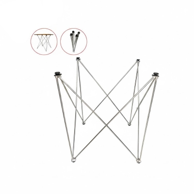 Picture of Carrom Board Folding Stand - Stainless Steel - 50 Inch - Silver