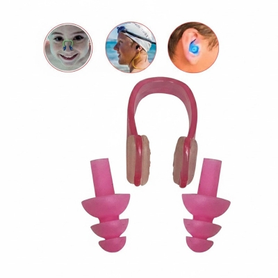 Picture of Swimming Nose and Ear Plugs - Pink - Pink