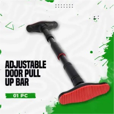 Picture of Door Pull Up Bar - Chin Up Bar, Push Up Bar, Abdominal Training Door Bar, Adjustable Length - Black