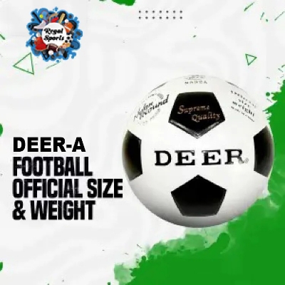 Picture of Football - Deer A - Black & White - N532A - Black & White