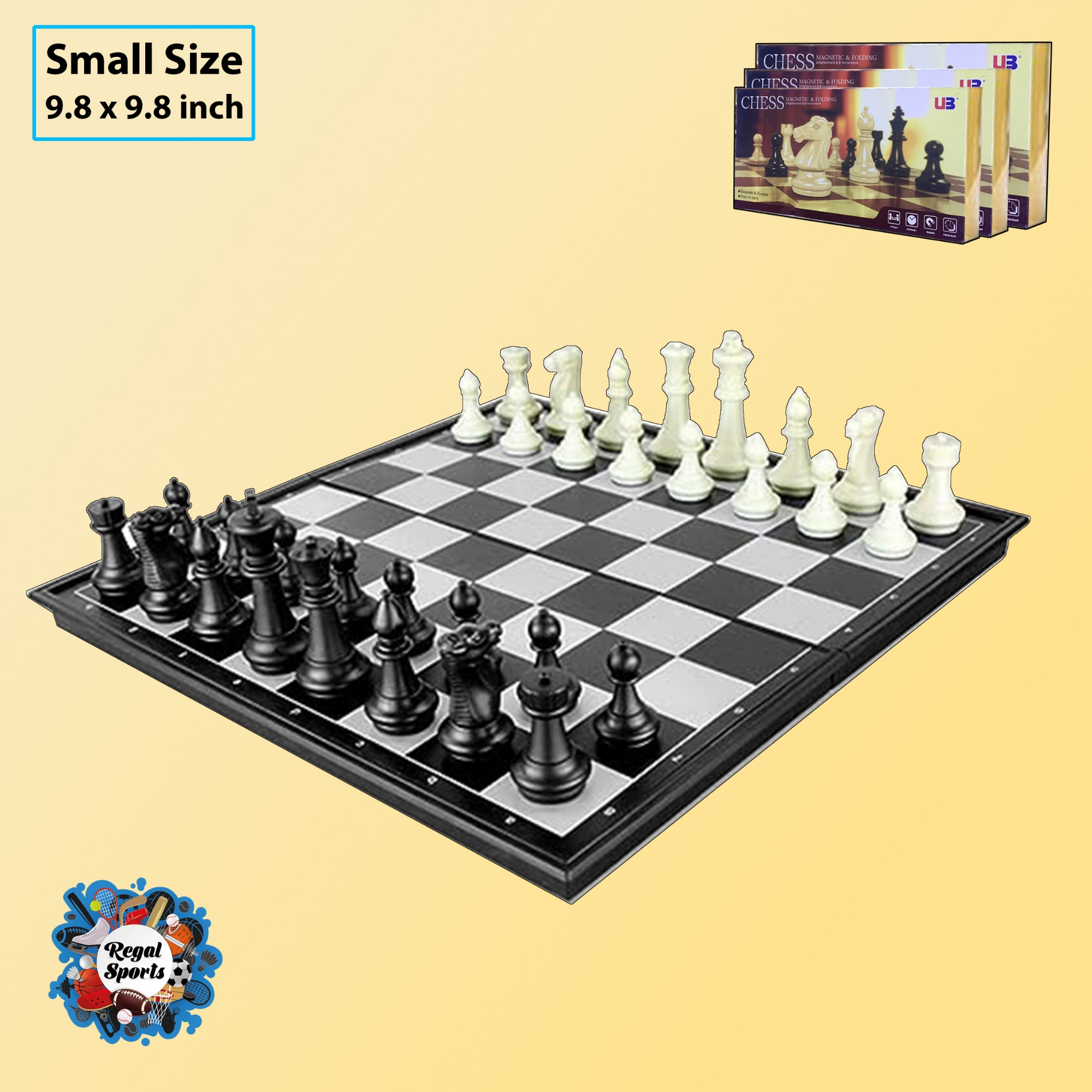 Picture of Chess Board - Magnetic & Folding - 3810-B - 9.8 inch