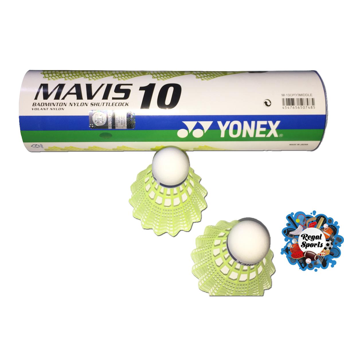 Picture of Badminton Shuttle Cock - Nylon - Mavis 10 - 6Pcs - Green - Green