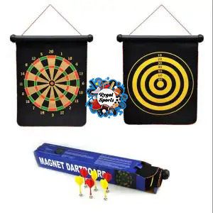 Picture of Magnet Dart Board - Reversible Dart Board Two-Sides - 15" - Multicolor