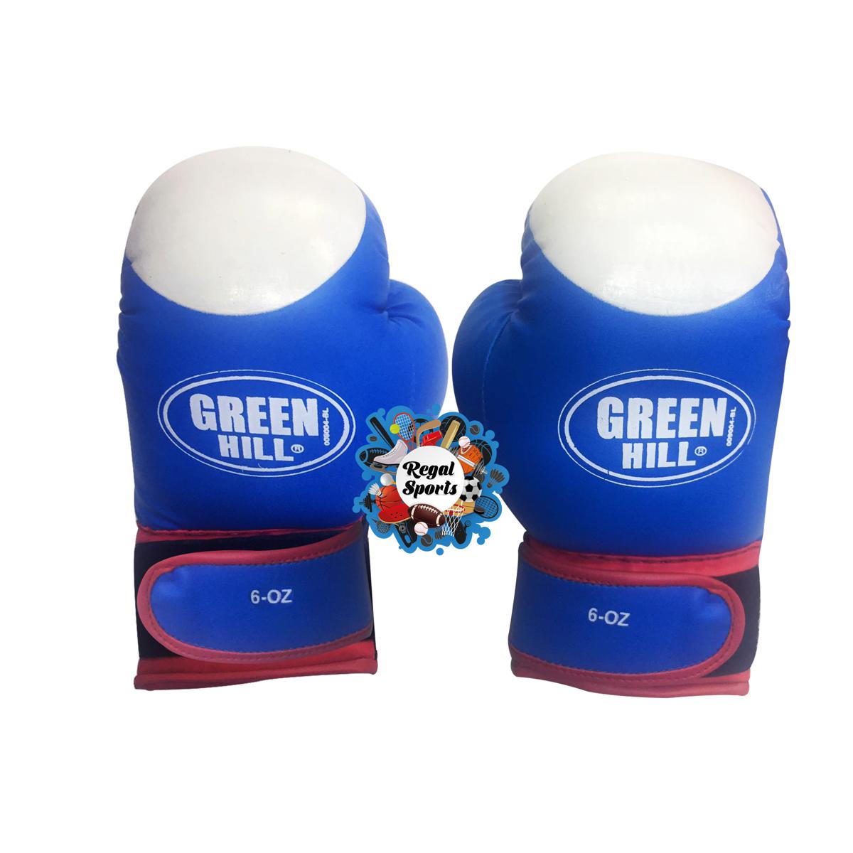 Picture of Boxing Gloves - Green Hill - Size - 6 OZ - Red, Blue