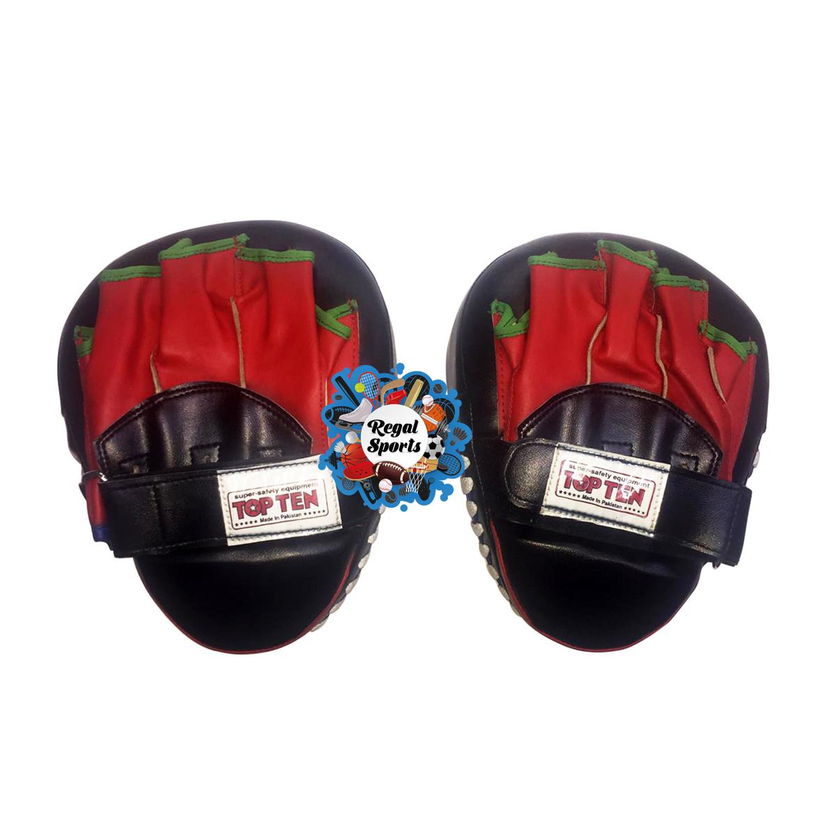Picture of Multi-Purpose Karate Boxing Mitt Training Focus Punch Pads Gloves Pop - Red and Black