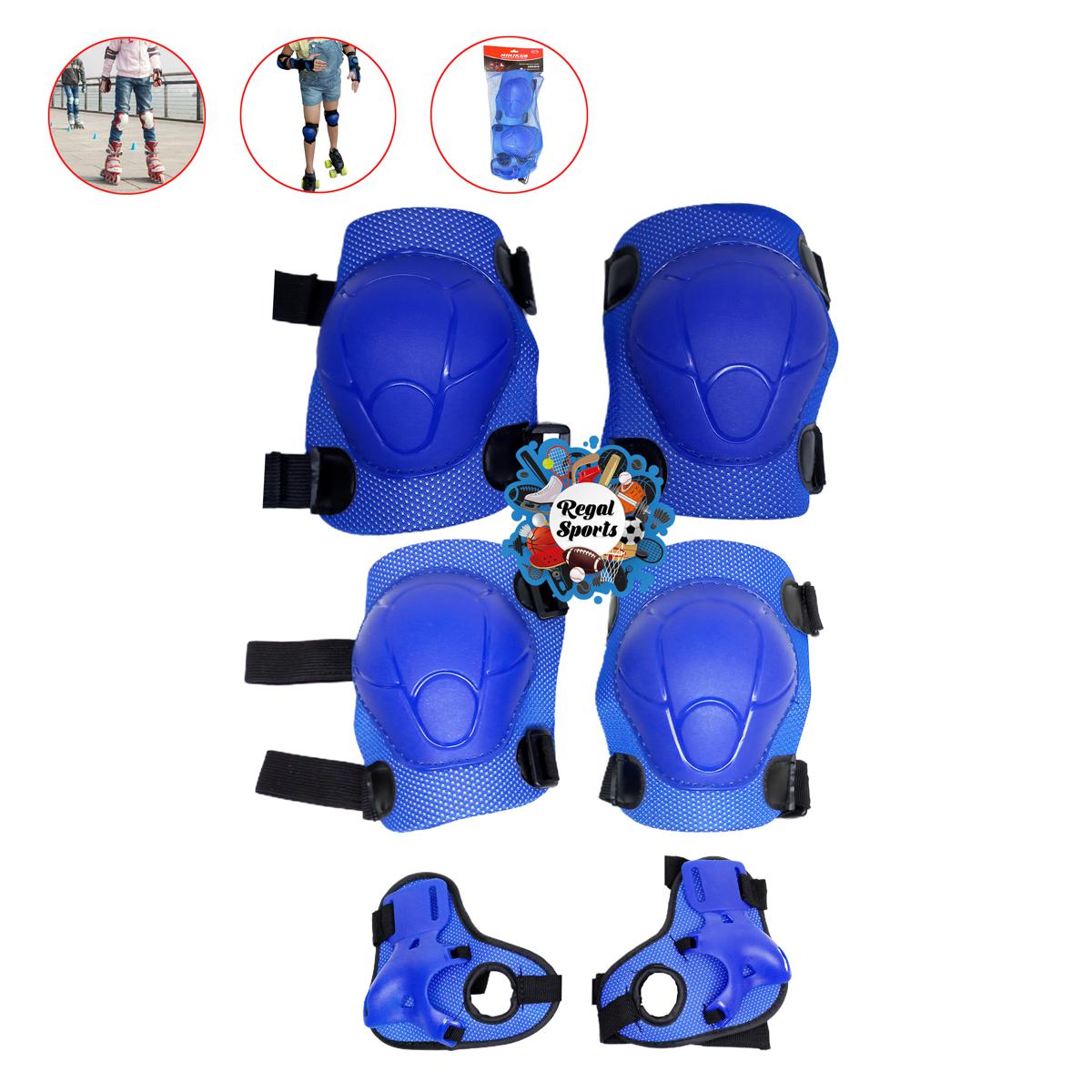 Picture of Skate Guard for kids - Ninja - 6 Pcs - Blue - Blue