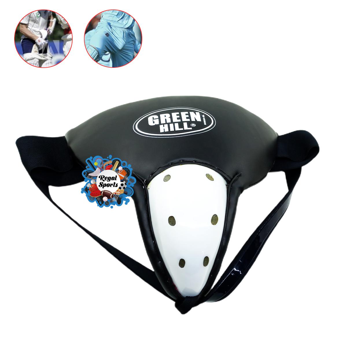 Picture of Cricket Abdominal Guard - Green Hill - Black