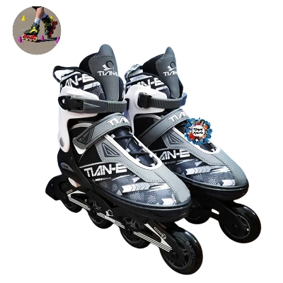 Picture of Tian-E inline roller skate shoes - ET-781 - Black & White - Black & White