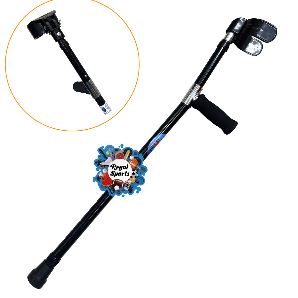 Picture of Elbow Crutch Walking Stick - Half - Black