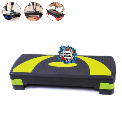 Picture of Adjustable Aerobic Stepper - Yellow Green - Black