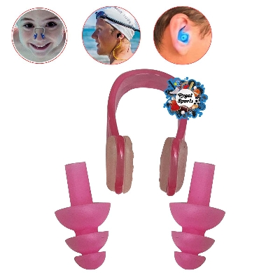 Picture of Swimming Nose and Ear Plugs - Pink - Pink