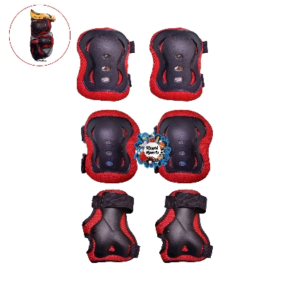 Picture of Skate Guard for Adult - 6 Pcs - Red - Red