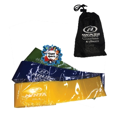 Picture of Resistance Band - 5 Pcs - 1 Pouch - Multicolor