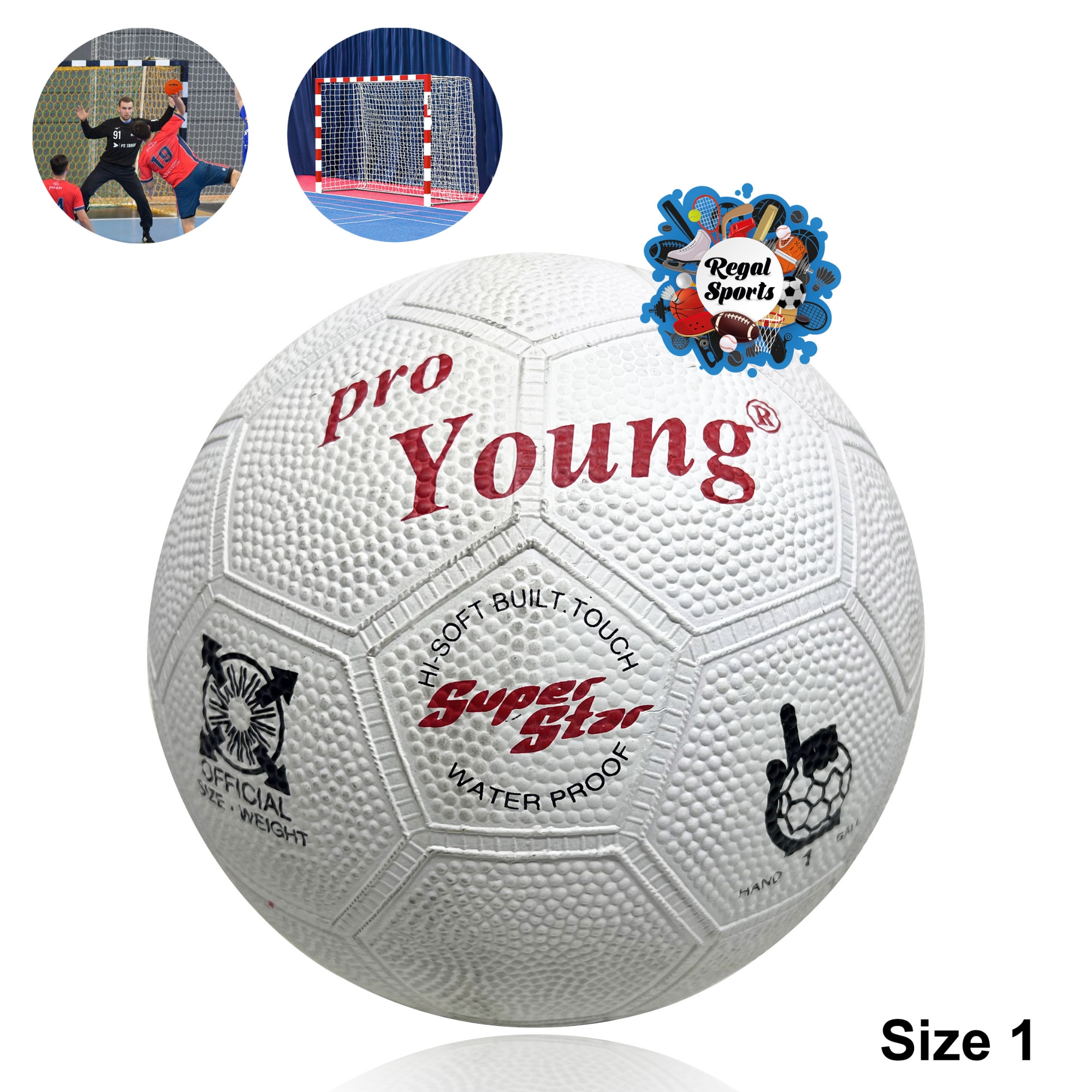 Picture of Handball - ProYoung - Size-1 - White
