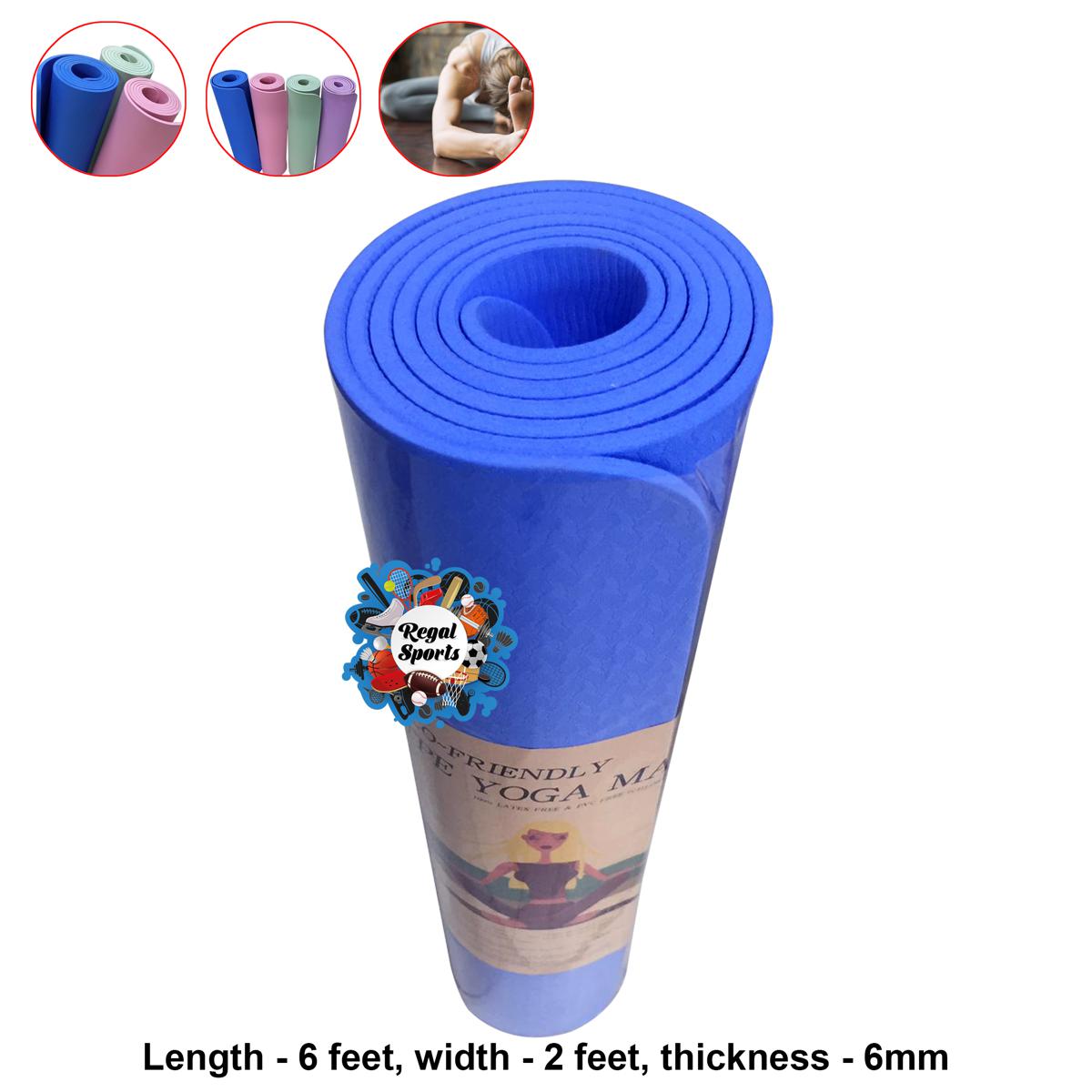 Picture of Mat - Yoga Plain mat - 2 feet x 6 feet - 6mm