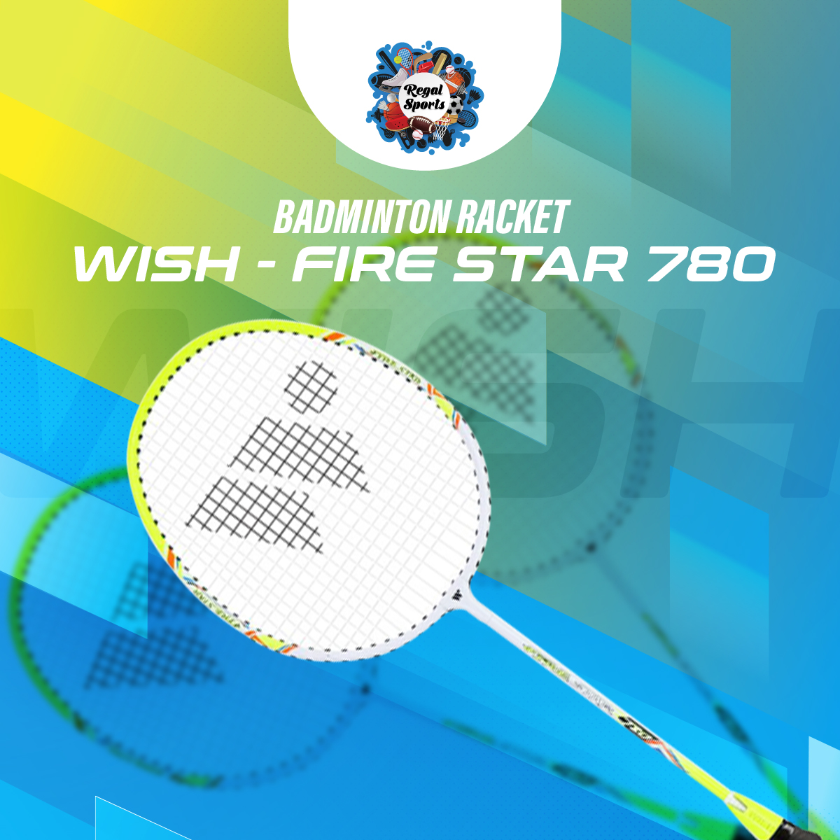 Picture of Badminton Racket - Wish - Fire Star 780