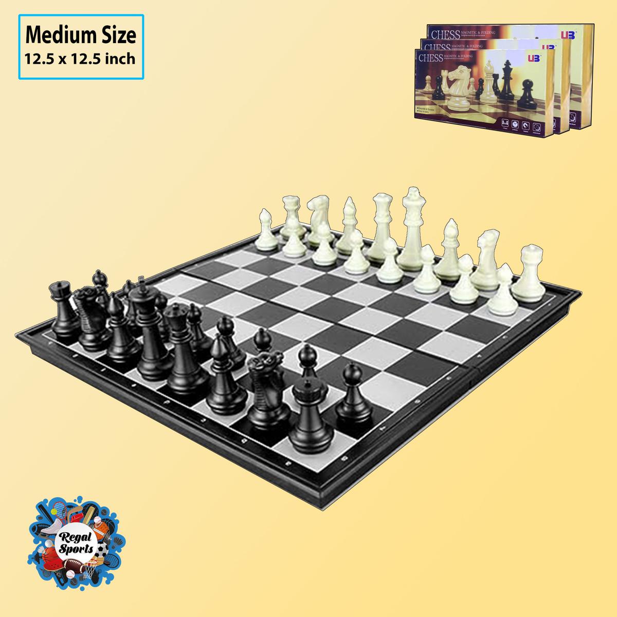 Picture of Chess Board - Magnetic & Folding - 4812-B - 12.5 inch - Multicolor