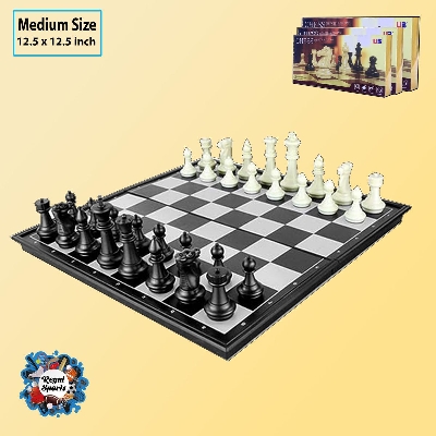 Picture of Chess Board - Magnetic & Folding - 4812-B - 12.5 inch - Multicolor