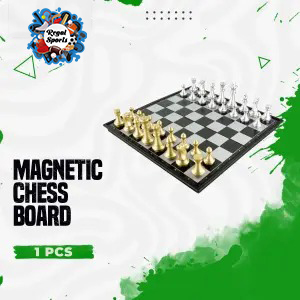 Picture of Chess Board - Magnetic & Folding - 4812-A - 12.5 inch - Multicolor
