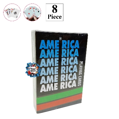 Picture of Card Game (America) For Family Fun!  (Tash Card) - 8 PCS - Paper Card - Multicolor