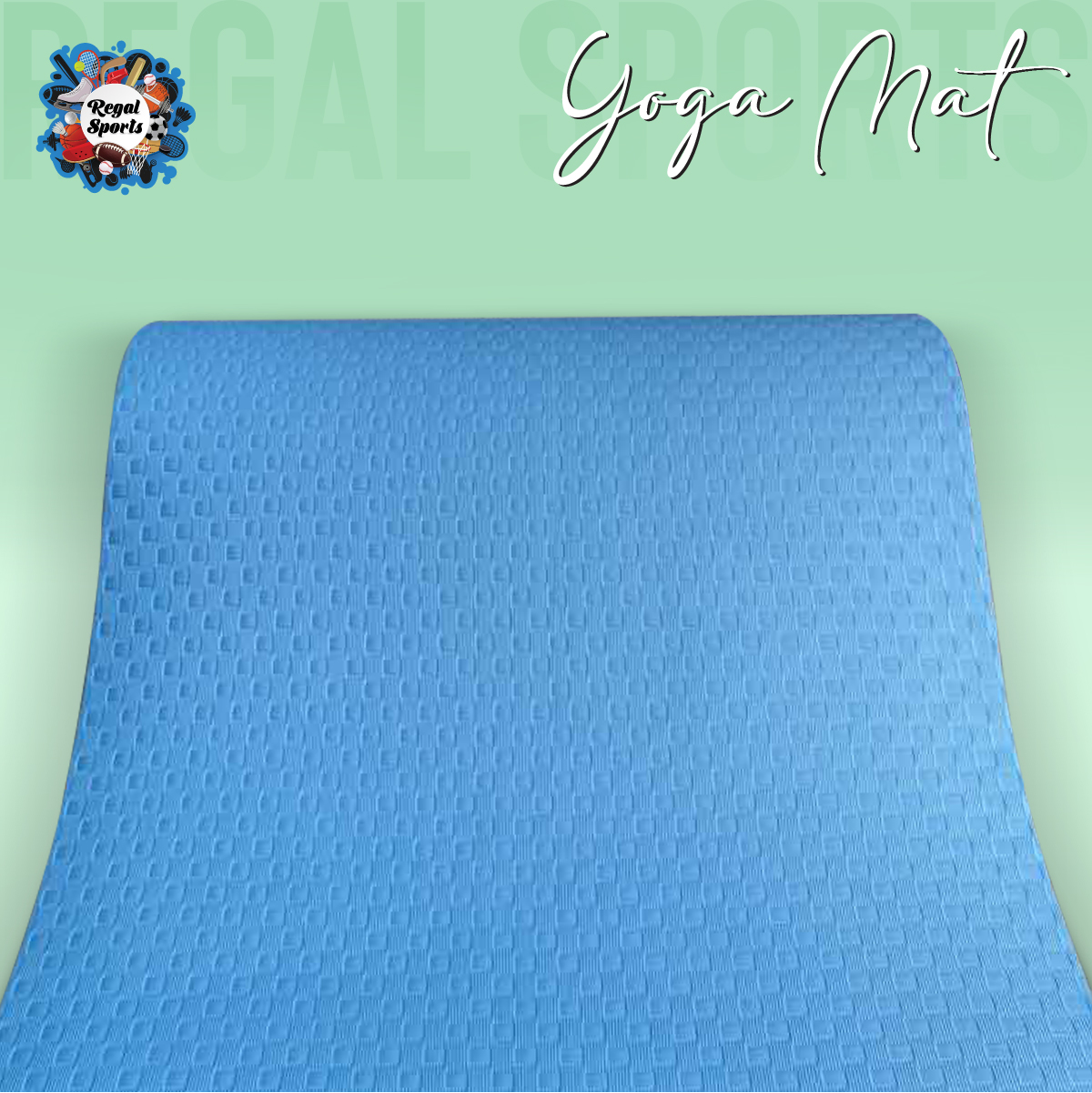 Picture of Mat - Yoga Pati mat-23.5"x 70.5" - Blue