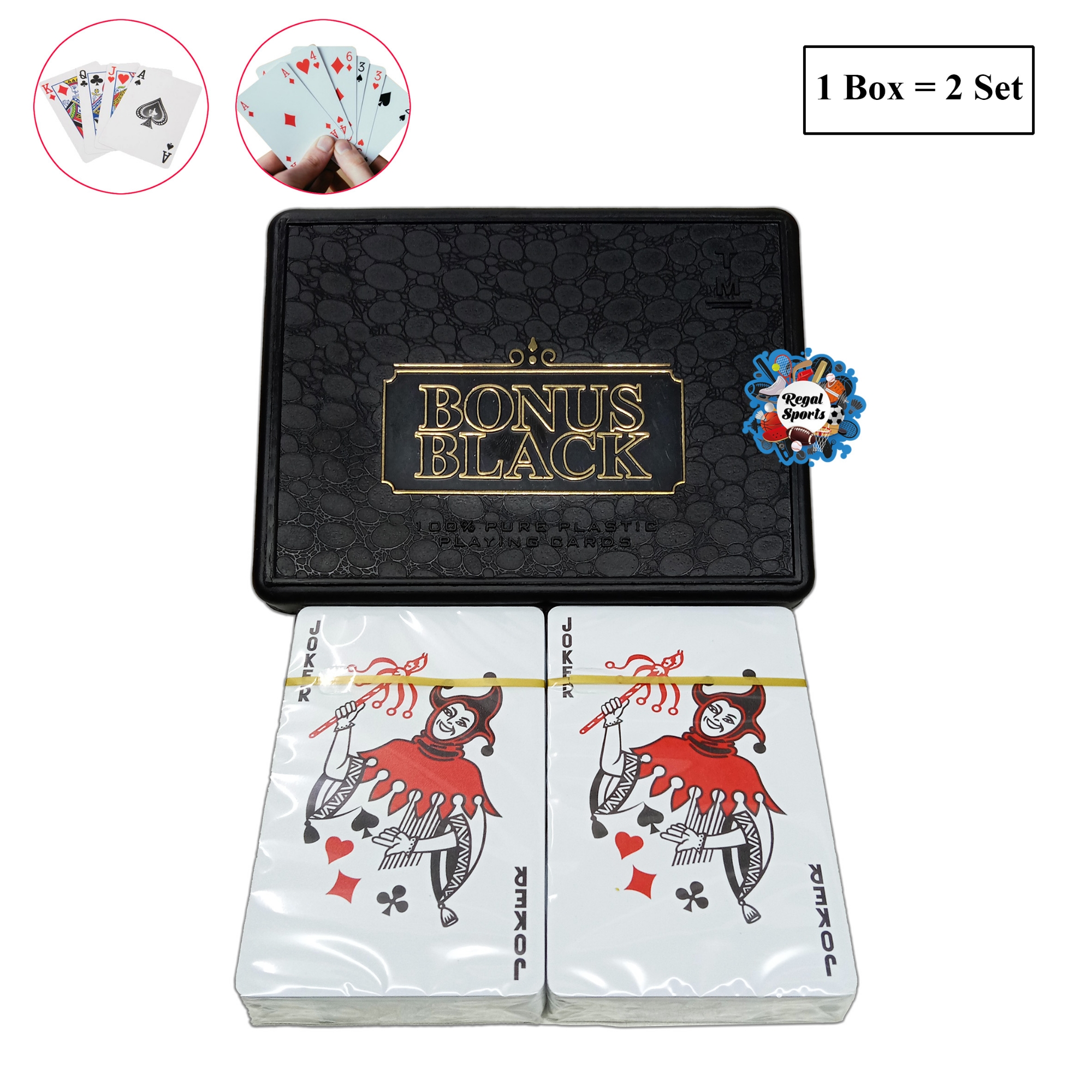 Picture of Card Game (Bonus) For Family Fun! (Tash Card) - 2 PCS - Plastic Card - Multicolor